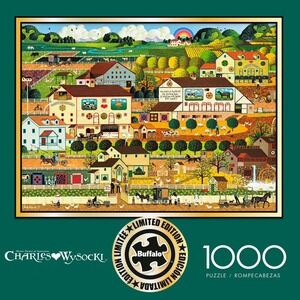 Buffalo Games Charles Wysocki Amish Country 1000 Piece Puzzle New Sealed